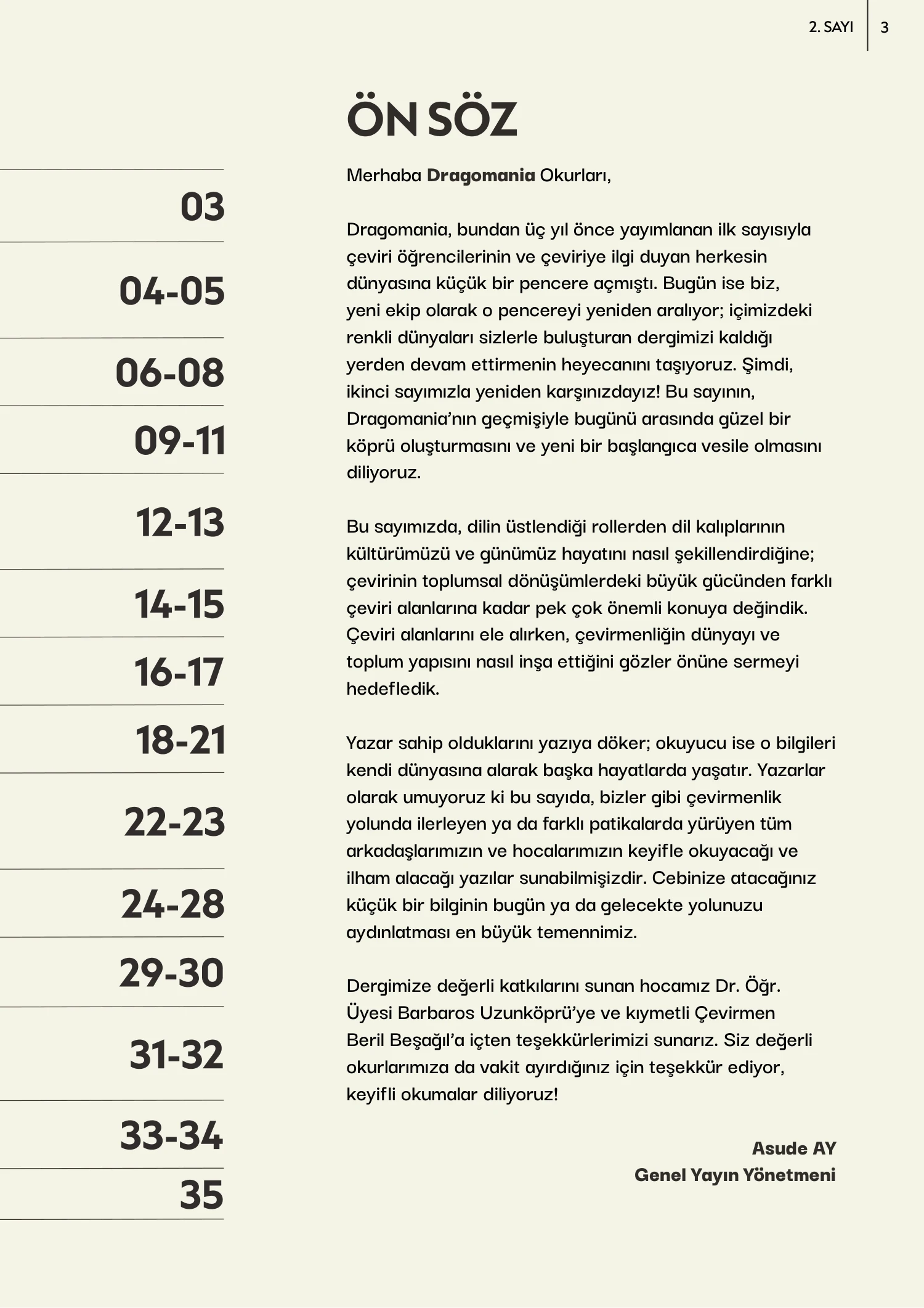 Dragomania · 2. Sayı — 3
