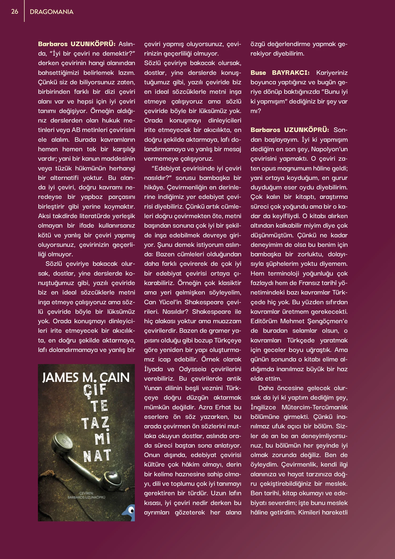 Dragomania · 2. Sayı — 26