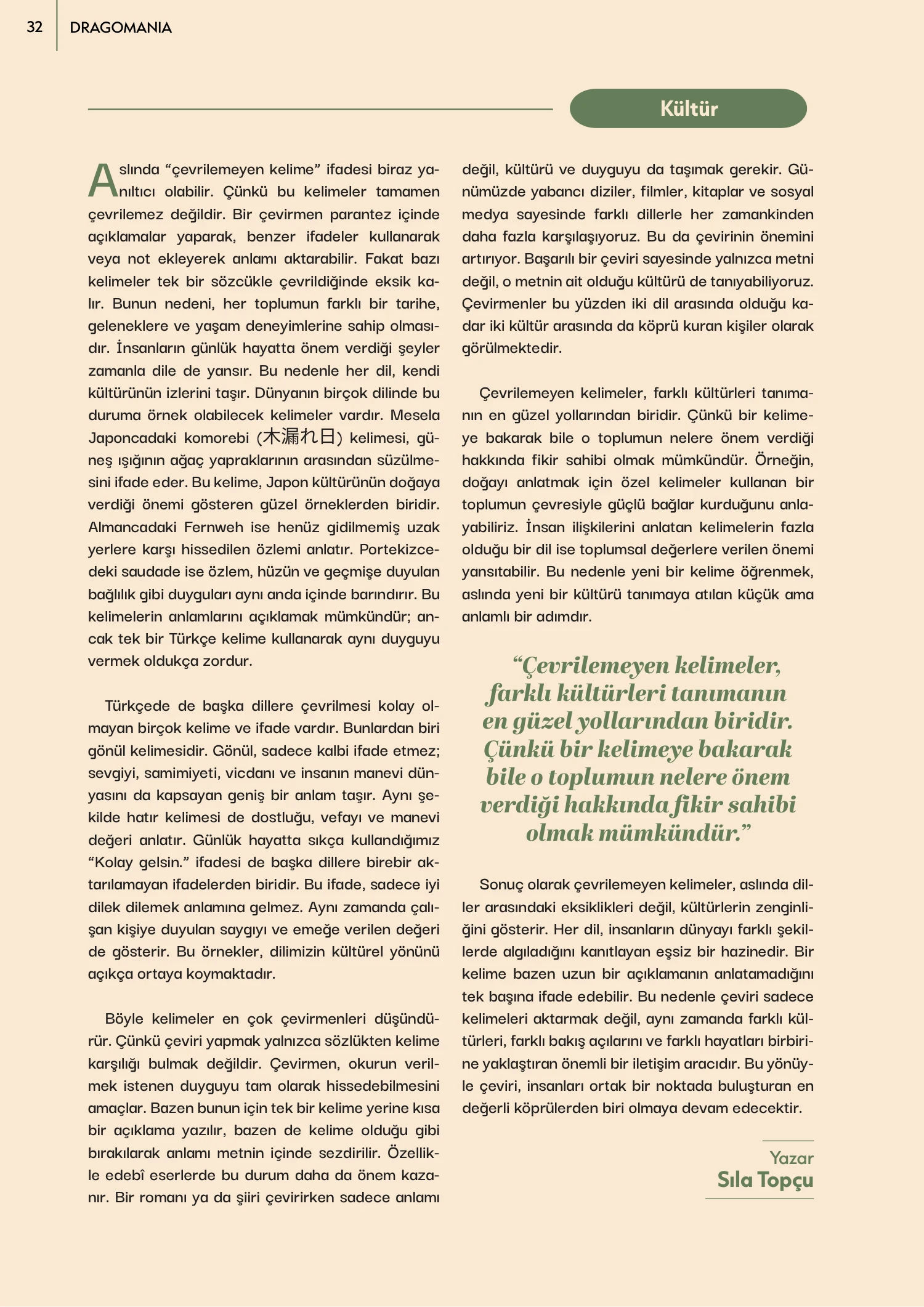 Dragomania · 2. Sayı — 32